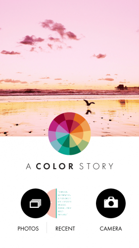 A color story photo app