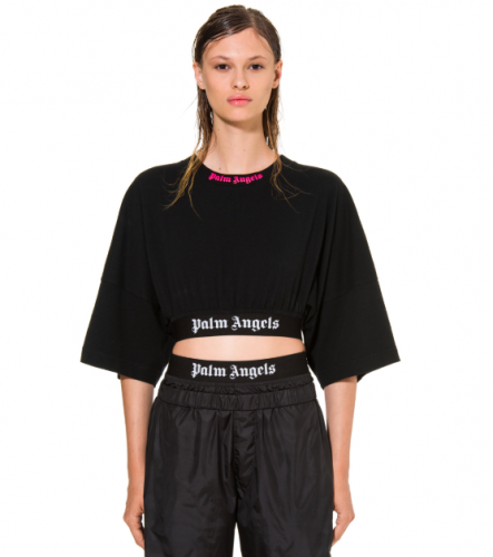 Black Paradise cropped graphic t-shirt the modern east